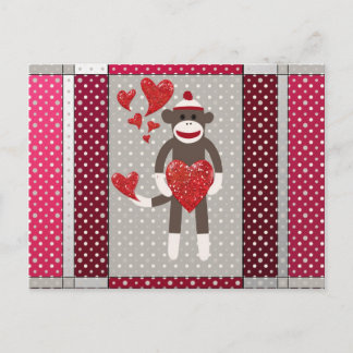 Carte Postale Singe amoureux.