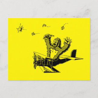 Carte Postale Singes Sur Les Avions