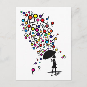 Carte Postale Singin' dans la pluie