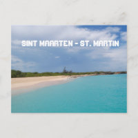 Sint Maarten - Scène de la plage St Martin