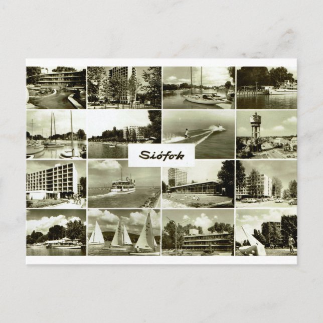 Carte Postale Siófok, Hongrie (Devant)