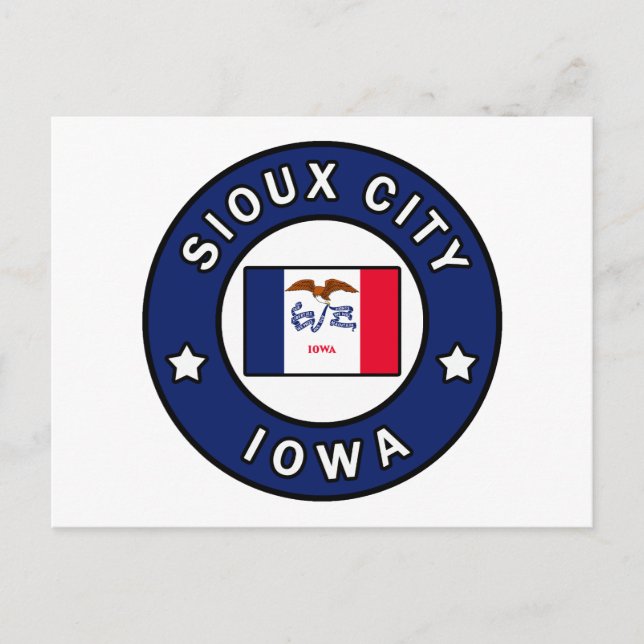 Carte Postale Sioux City Iowa (Devant)