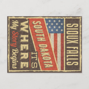 Carte Postale Sioux Falls