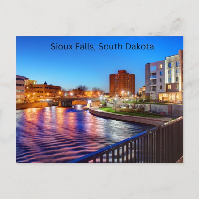 Carte postale Sioux Falls, Dakota du Sud (Devant)