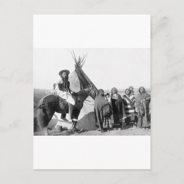 Carte Postale Sioux Lakota : 1891 (Devant)
