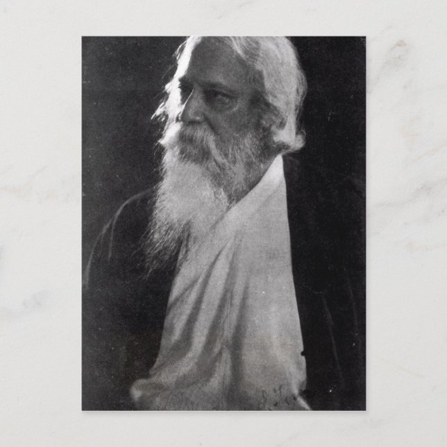 Carte Postale Sir Rabindranath Tagore (Devant)