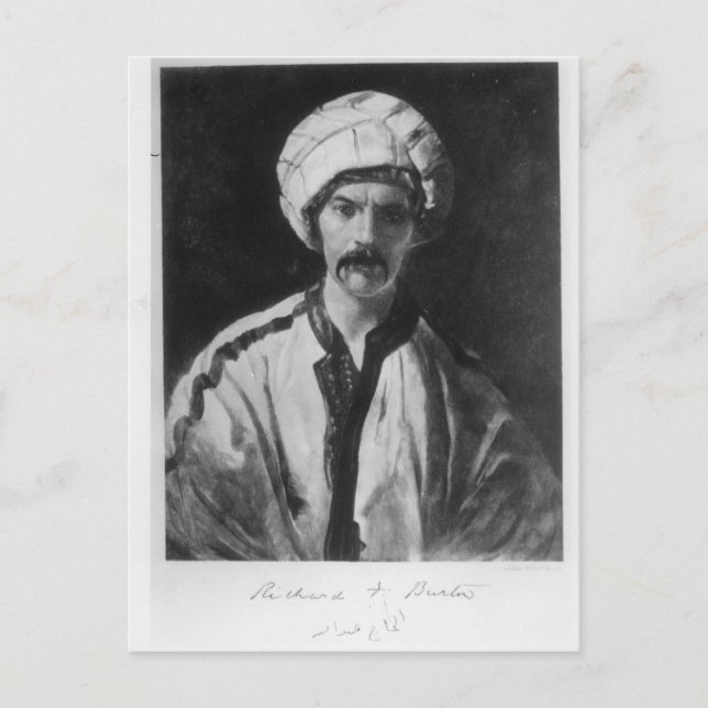 Carte Postale Sir Richard Burton (Devant)