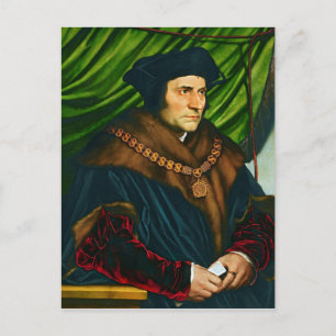 Carte Postale Sir Thomas More par Hans Holbein (1527)