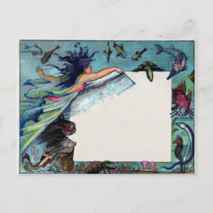 Carte Postale Sirène
