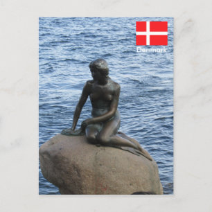 Carte Postale Sirène au Danemark