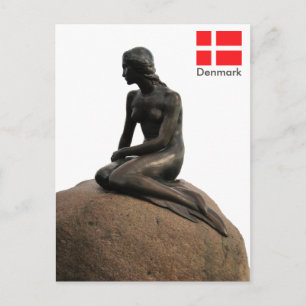 Carte Postale Sirène au Danemark