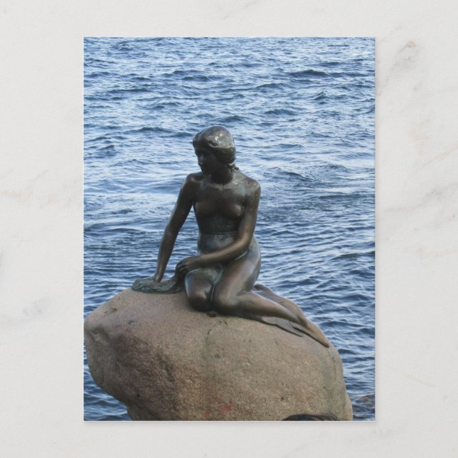 Carte Postale Sirène au Danemark (Devant)