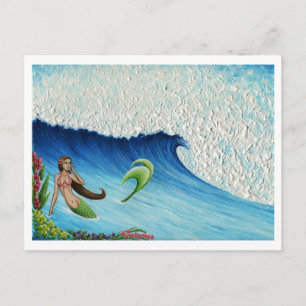 Carte Postale Sirène du Paradis hawaïen
