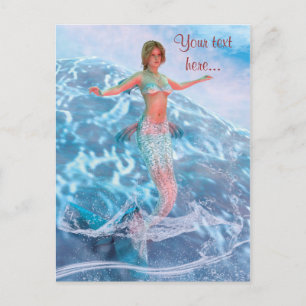 Carte Postale Sirène Fantastique