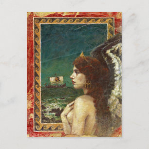 Carte postale Sirène grecque antique