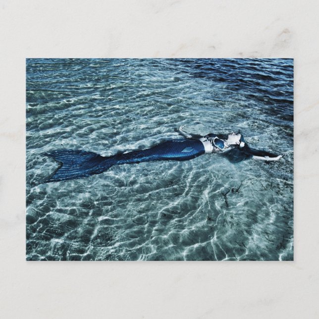Carte Postale Sirène Saltwater (Devant)