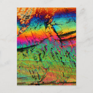 Carte Postale sirop d'érable au microscope