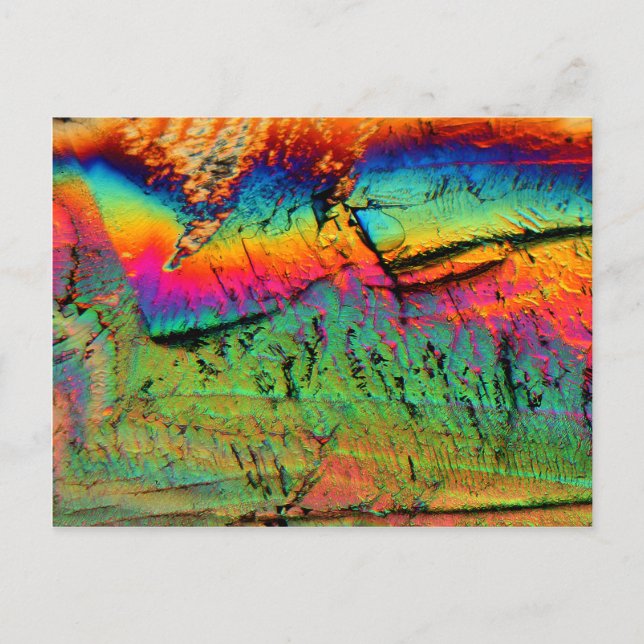 Carte Postale sirop d'érable au microscope (Devant)