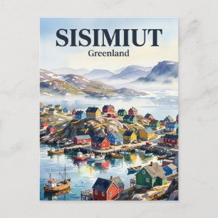 Carte Postale Sisimiut Groenland