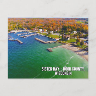 Carte Postale Sister Bay dans le comté de Door dans le Wisconsin