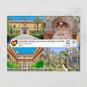 Carte Postale Site du patrimoine mondial de l'UNESCO - Alcázar d