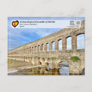 Carte Postale Site du patrimoine mondial de l'UNESCO - Aqueduc d