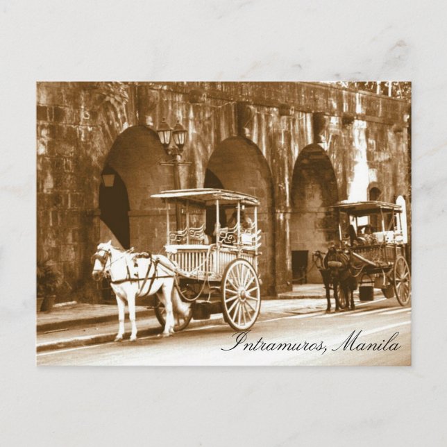 Carte Postale Site touristique d'Intramuros Philippines (Devant)