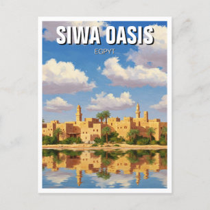 Carte Postale Siwa Oasis Egypt Travel