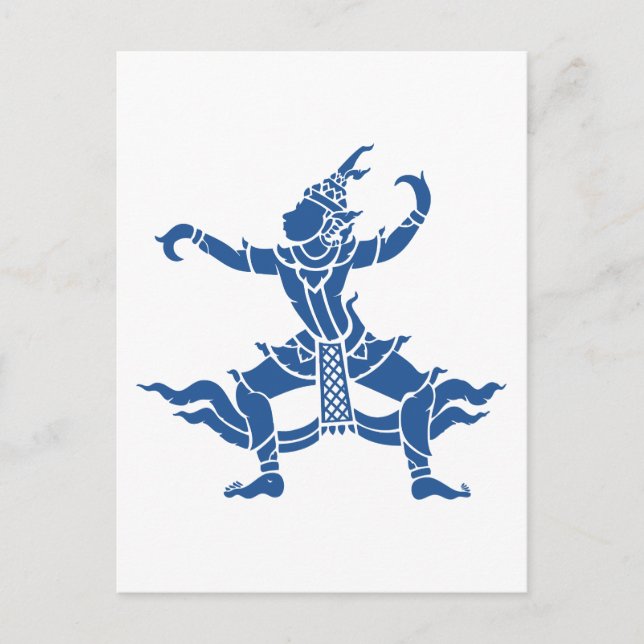 Carte Postale SIX Danseuse thaïlandaise ⚠ Thaïlande ⚠ (Devant)