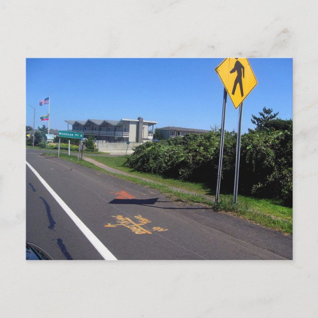 Carte Postale Six Miles à Montauk (Devant)