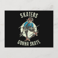 Skate Skate Skeleton Skateboarder