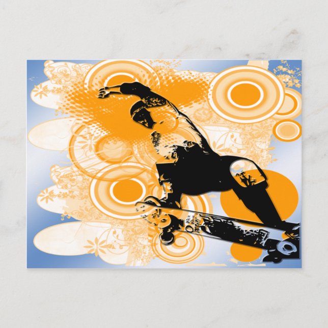 Carte Postale Skateboard (Devant)