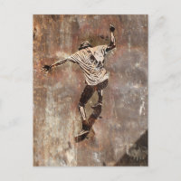 Skateboarder Street Art Style