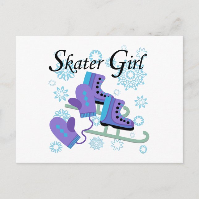 Carte Postale Skater Girl (Devant)