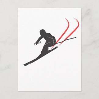 Carte Postale ski