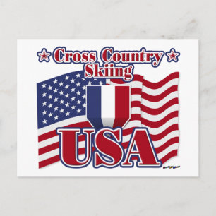 Carte Postale Ski de fond USA