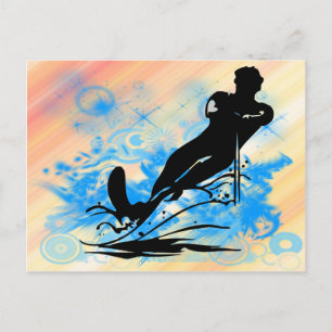 Carte Postale Ski nautique
