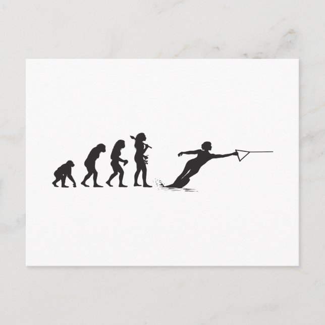 Carte Postale Ski nautique (Devant)