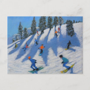 Carte Postale Skieurs Lofer 2010