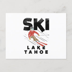 Carte Postale Skiing