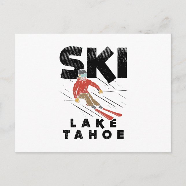 Carte Postale Skiing (Devant)