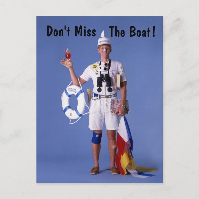 Carte Postale Skip Sayles™_Don't Miss The Boat! (Devant)