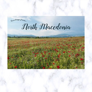 Carte postale Skopje Nord Macédoine