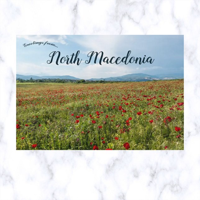 Carte postale Skopje Nord Macédoine (Créateur téléchargé)