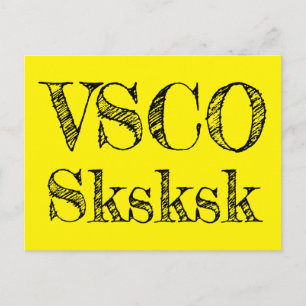 Carte Postale sksksksksk VSCO