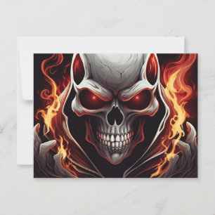Carte Postale Skull