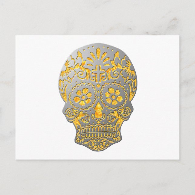 Carte Postale Skull2MetalFire (Devant)