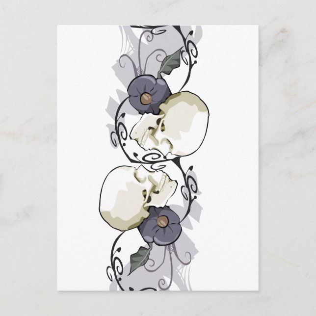 Carte Postale Skull 96 (Devant)