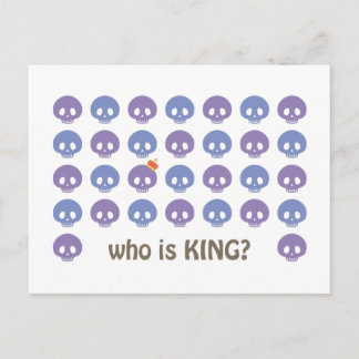 CARTE POSTALE SKULL KING