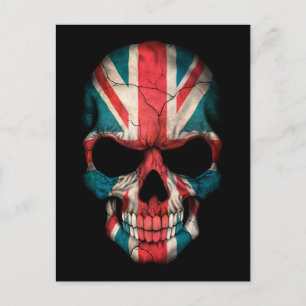 Carte Postale Skull on Black
